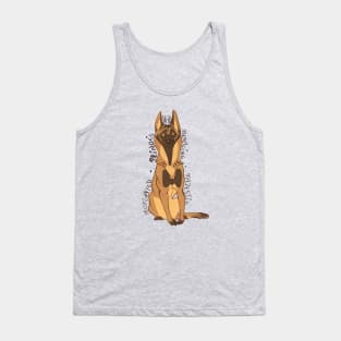 Malinois Adjectives Tank Top